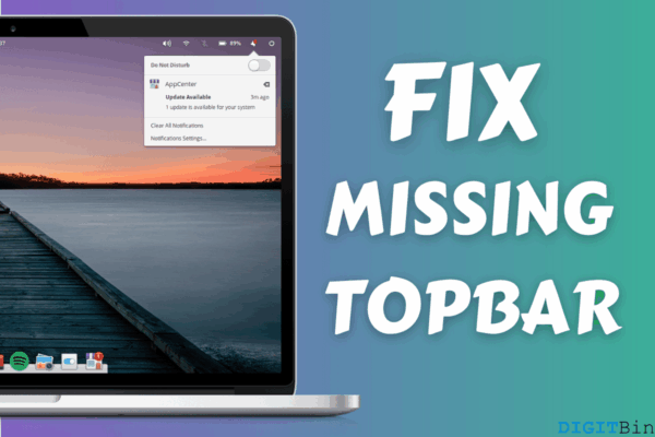 fix missing topbar in Elementary OS