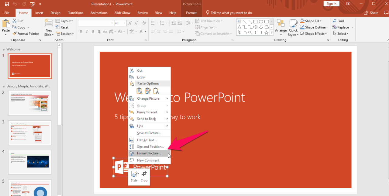Use Microsoft Powerpoint