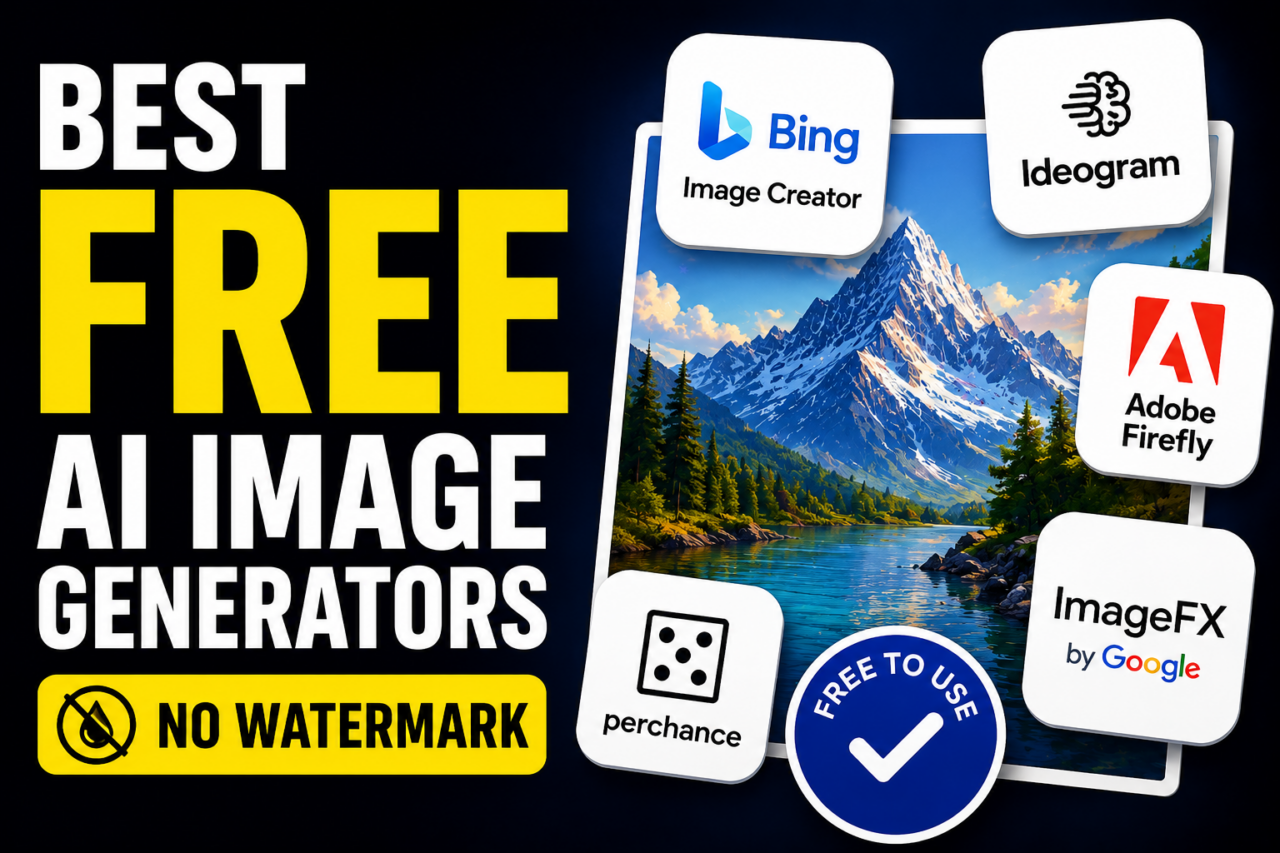 These free AI image generators skip the watermark and mostly skip the sign-up too