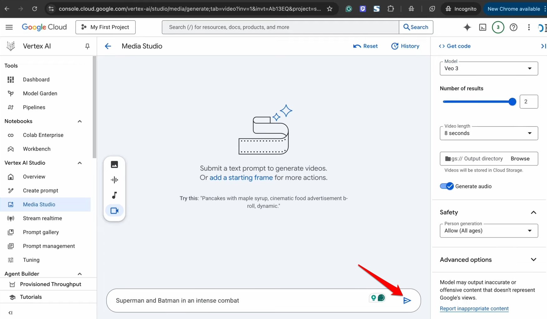 generate AI video using Google VEO 3