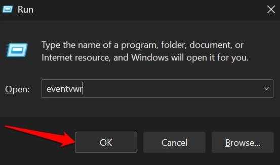 how to access event viewer in Windows 11