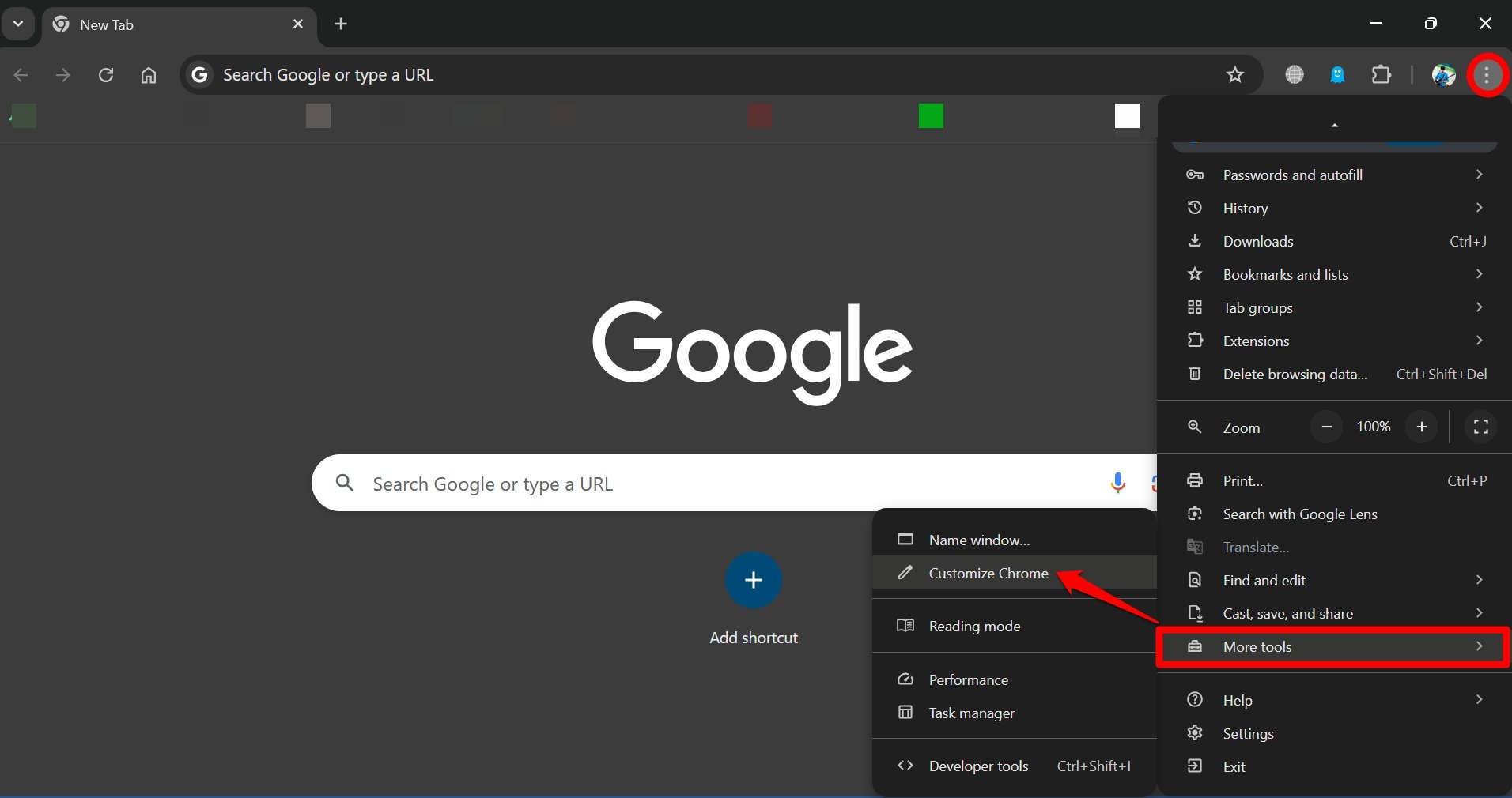 how to customize chrome browser