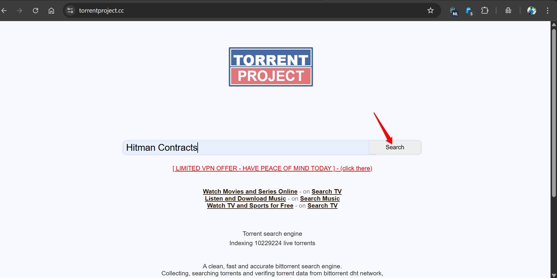 how to download torrent from Torrentproject