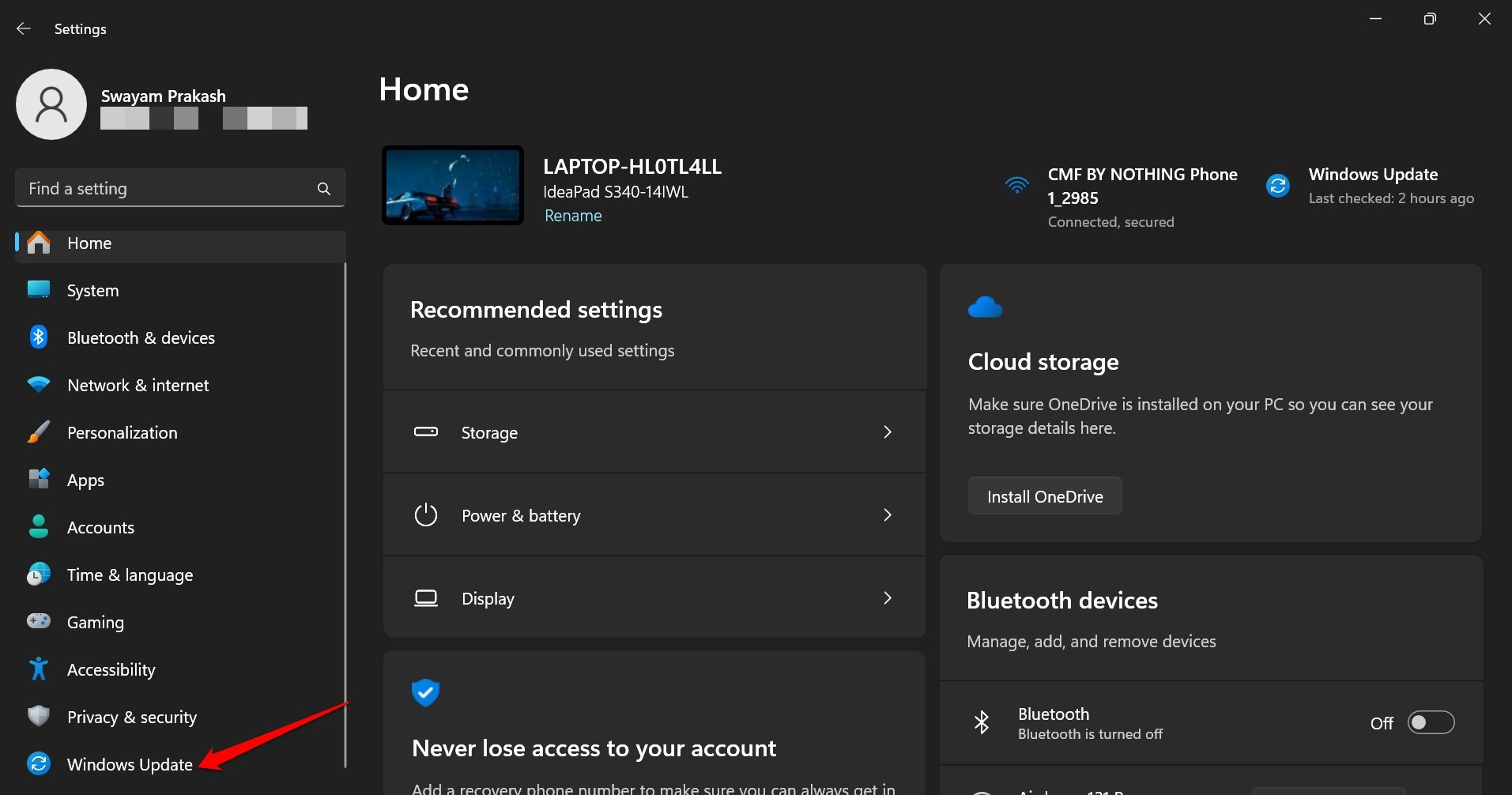 how to install Windows 11 OTA update