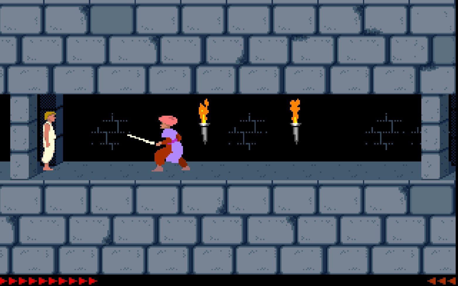 how to play prince of persia 1989 game