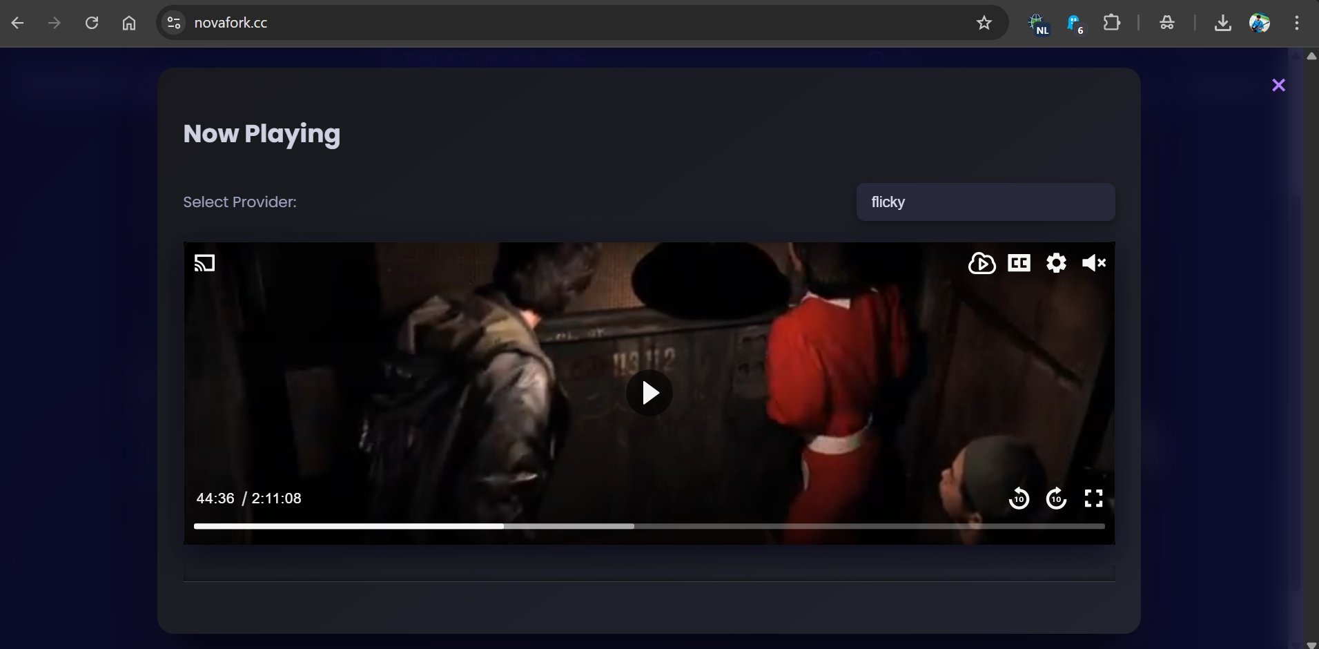 how to stream movies on Novafork for free