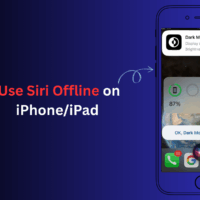 how to use Siri offline on iPhone iPad