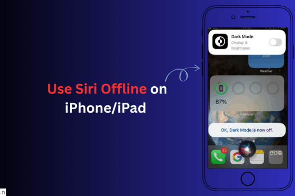 how to use Siri offline on iPhone iPad