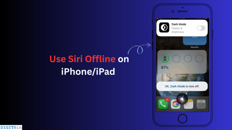 how to use Siri offline on iPhone iPad