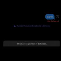 iMessage Not Delivered iPhone Fix