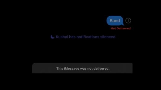 iMessage Not Delivered iPhone Fix