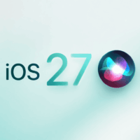 iOS 27 AI features concept logo with Siri