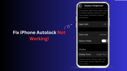 iPhone autolock not working