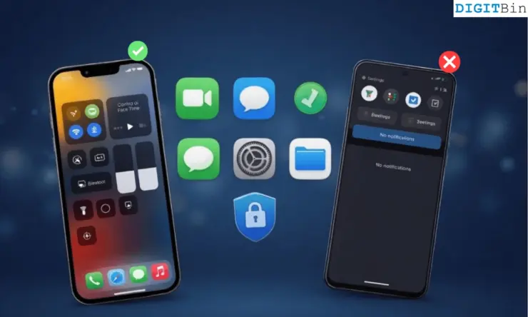 iPhone features missing on android