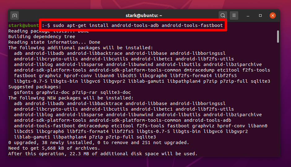 How to Install ADB and Fastboot on Linux Computer  - 15