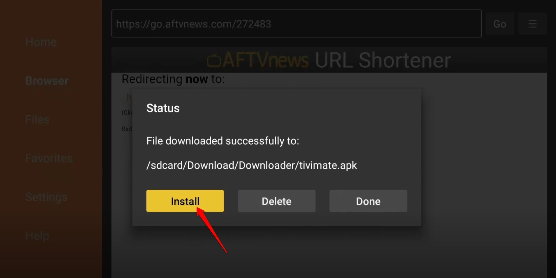 install tivimate on Firestick 