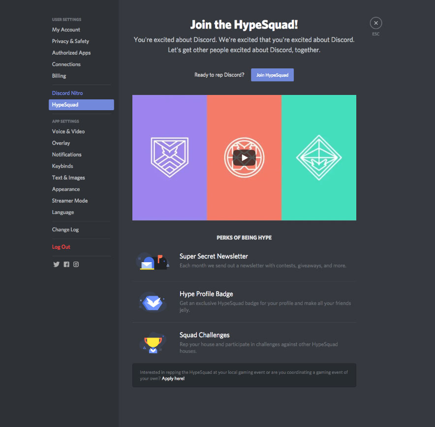 How To Get Discord Hypersquad Badage?