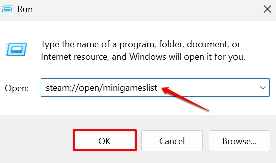 launch mini games list on Steam