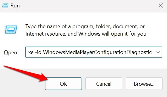 launch windows media player troubleshooter