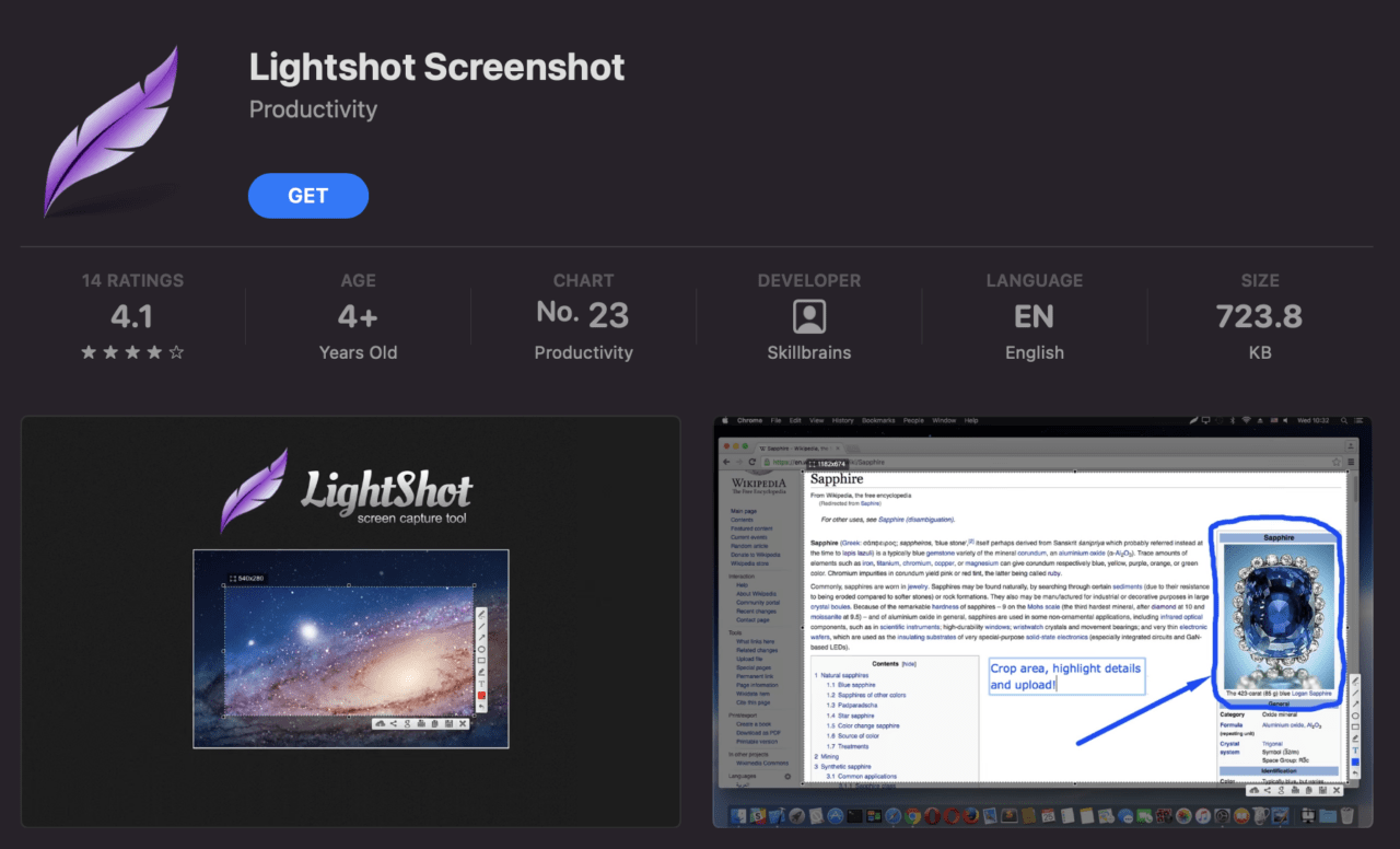 Lightshot app
