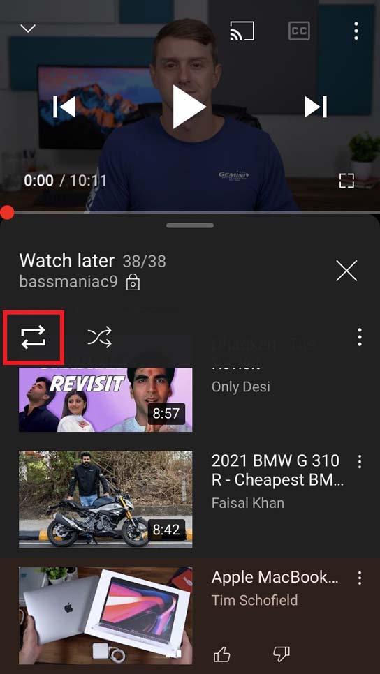 How To Loop YouTube Videos on iPhone in 2022  - 12