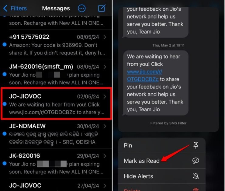 How to Mark All Messages as Read on iPhone – DigitBin