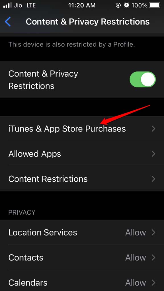 open itunes app store purchases