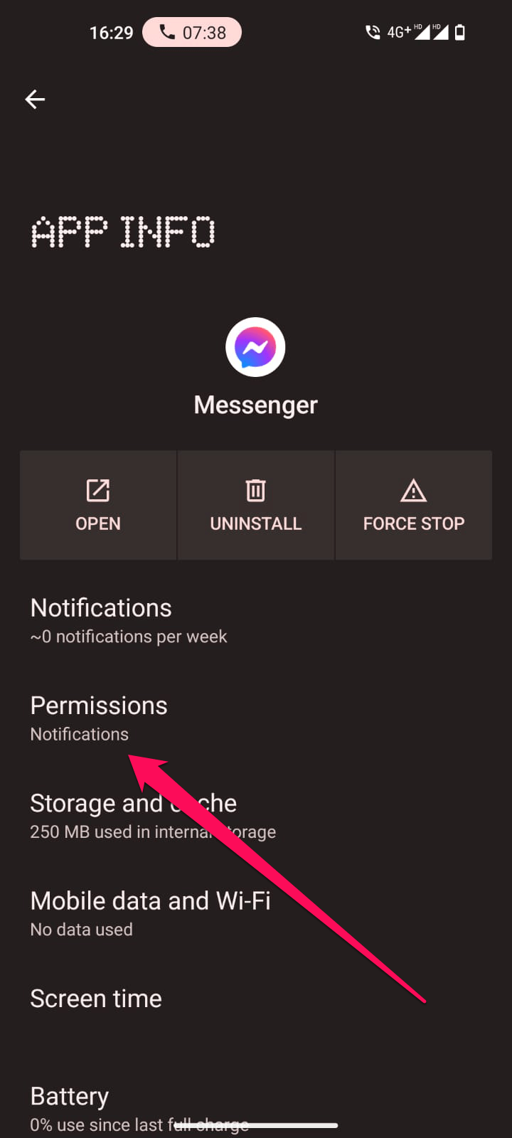 Check for App Permissions
