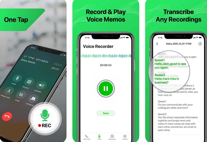 phone call recorder app for iPhone