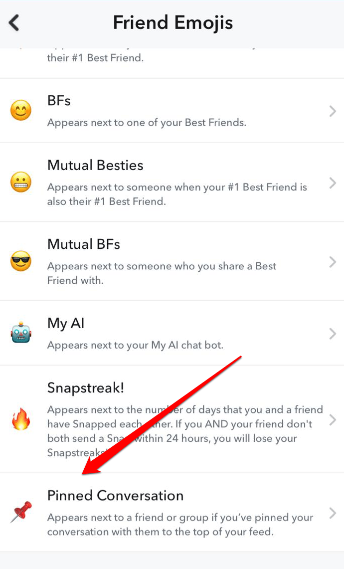Pin a Chat on Snapchat