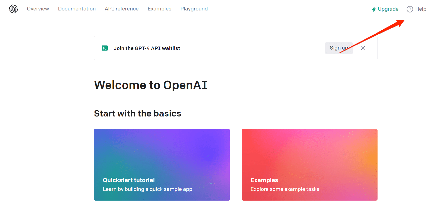 Visit platform.openai.com