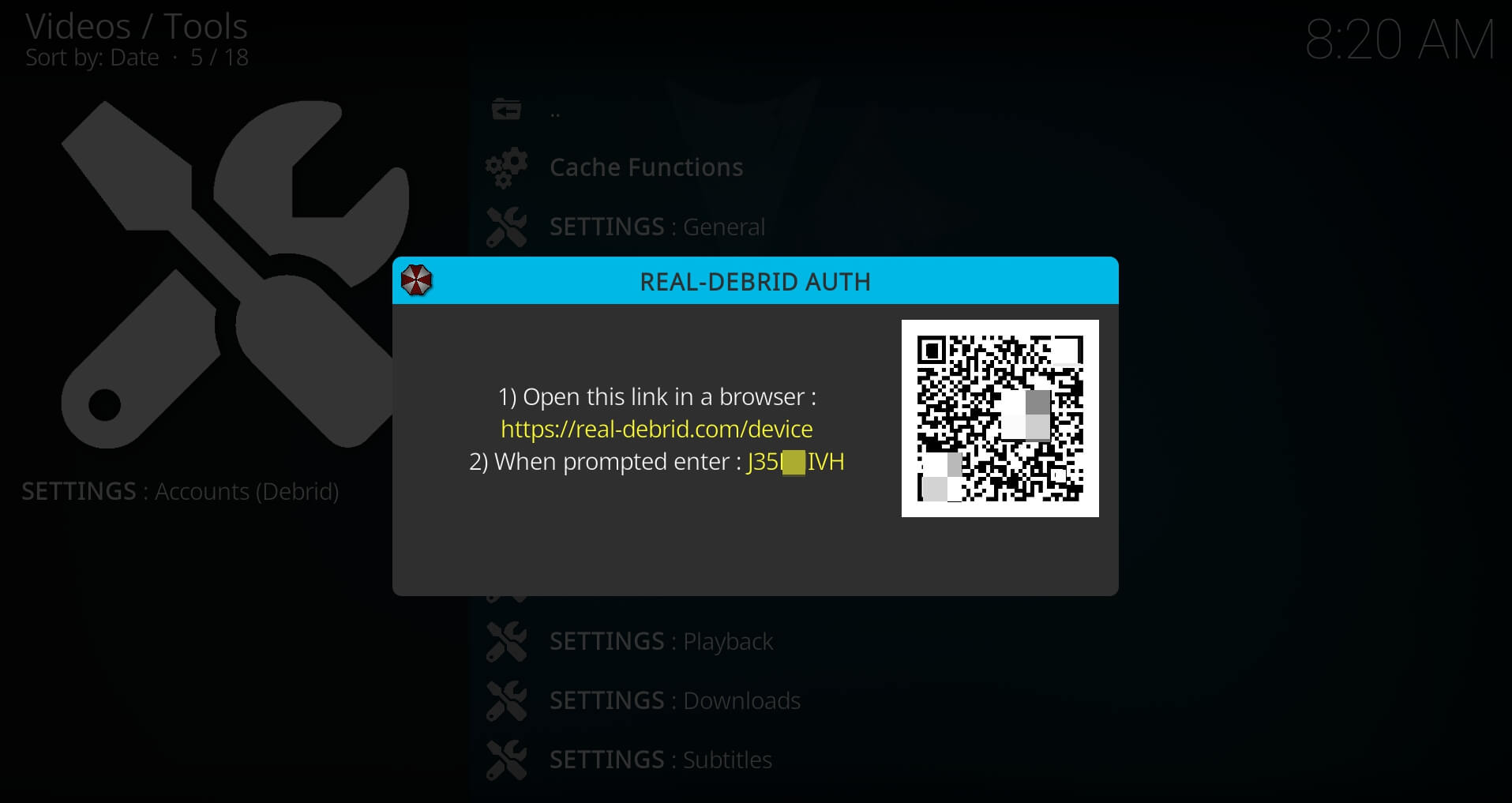 real debrid authorization
