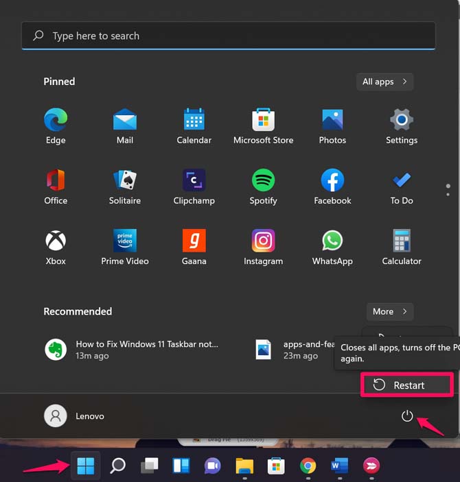 7 Ways to Fix Windows 11 Taskbar Not Working - 22