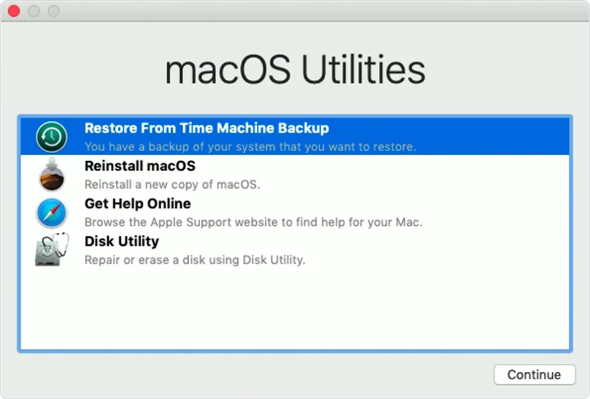 Как восстановить данные с Mac после сброса настроек 1