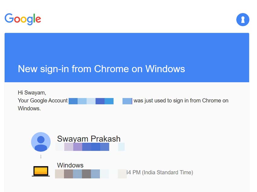 review sign in to Gmail