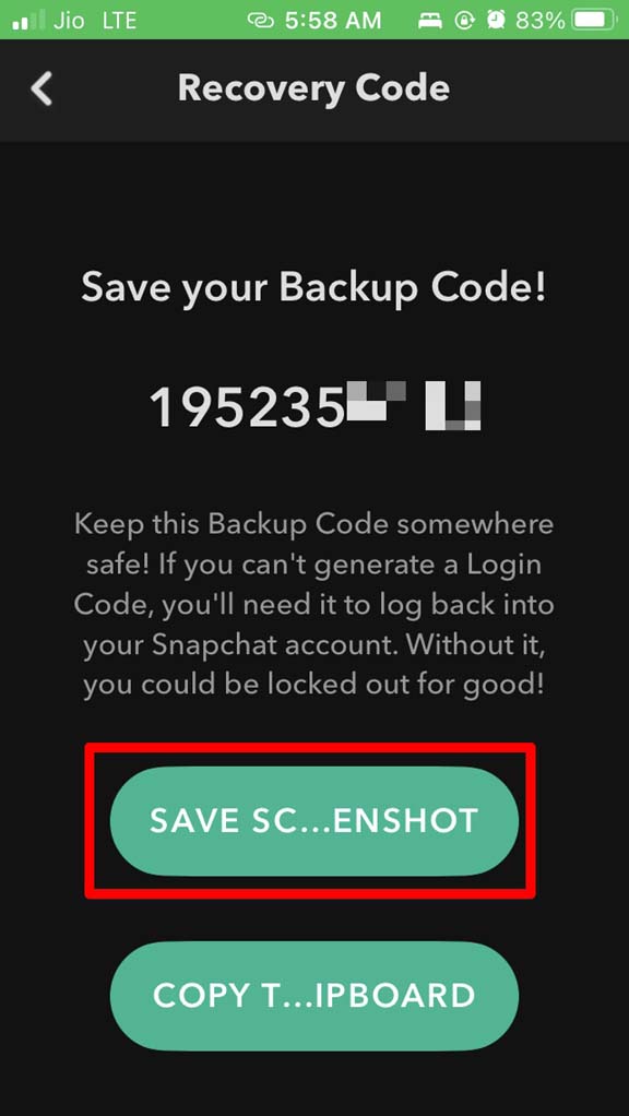 save screenshot