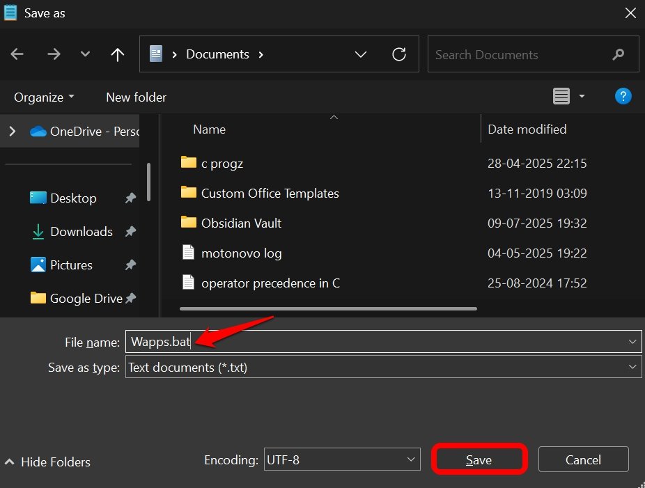 save winget install commands in a batch file