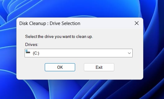 select your Drive letter