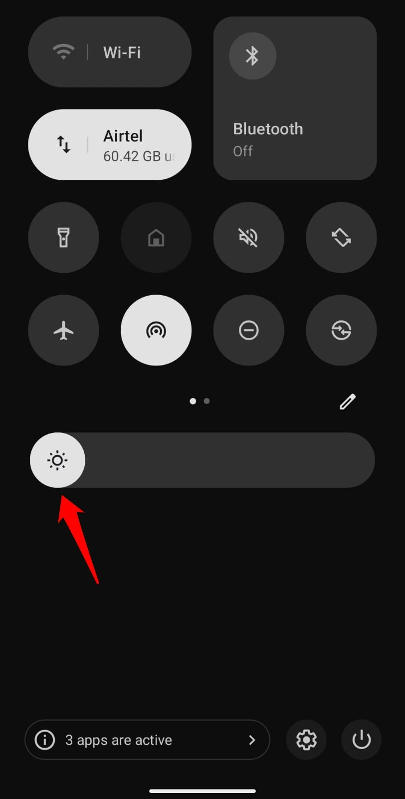 set low screen brightness on Android