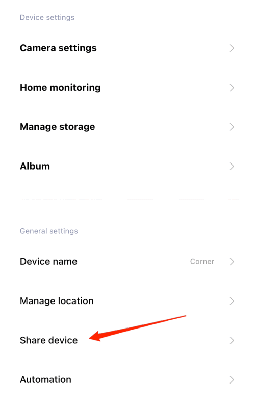 How to Fix Xiaomi Mi Home Camera Not Sharing/Not Receiving? 5