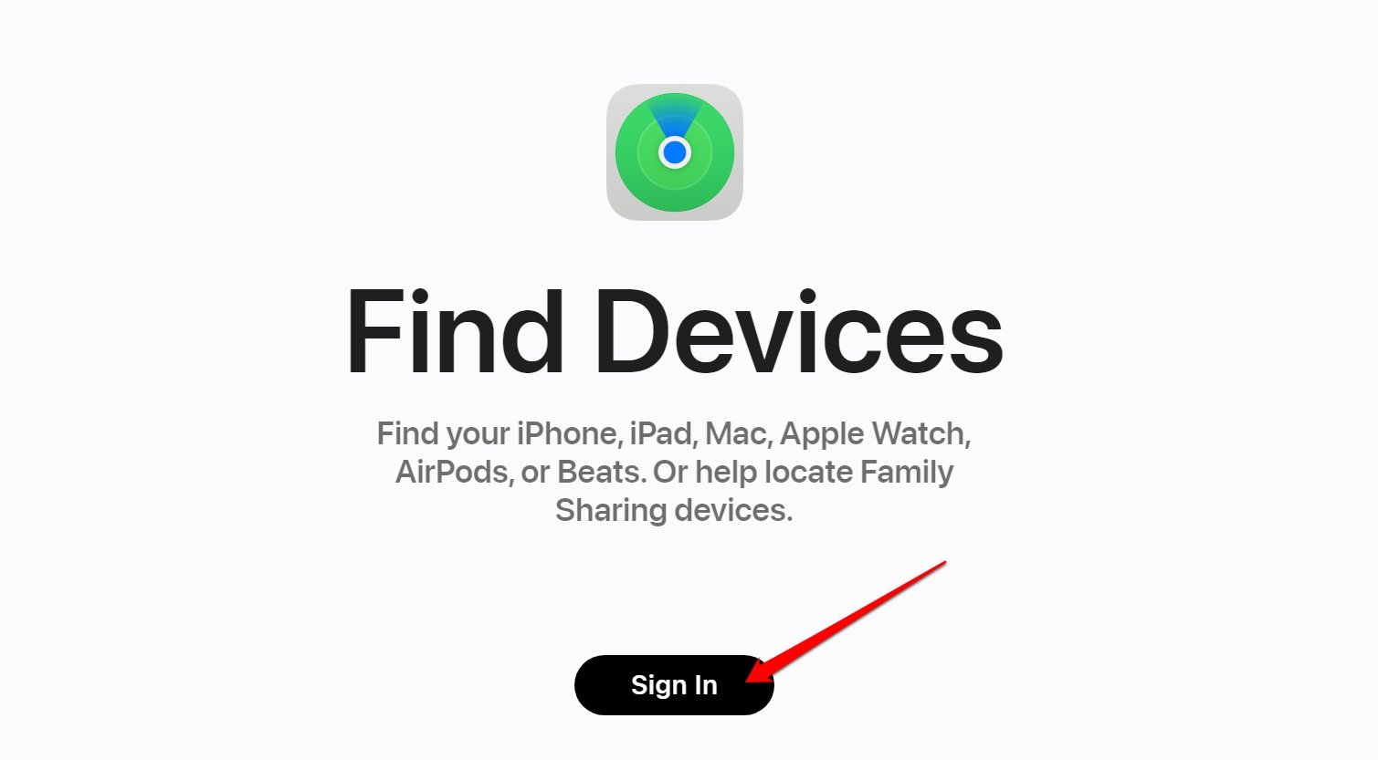 sign into Apple account