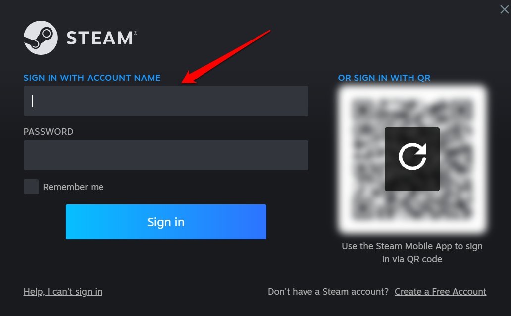sign into Steam