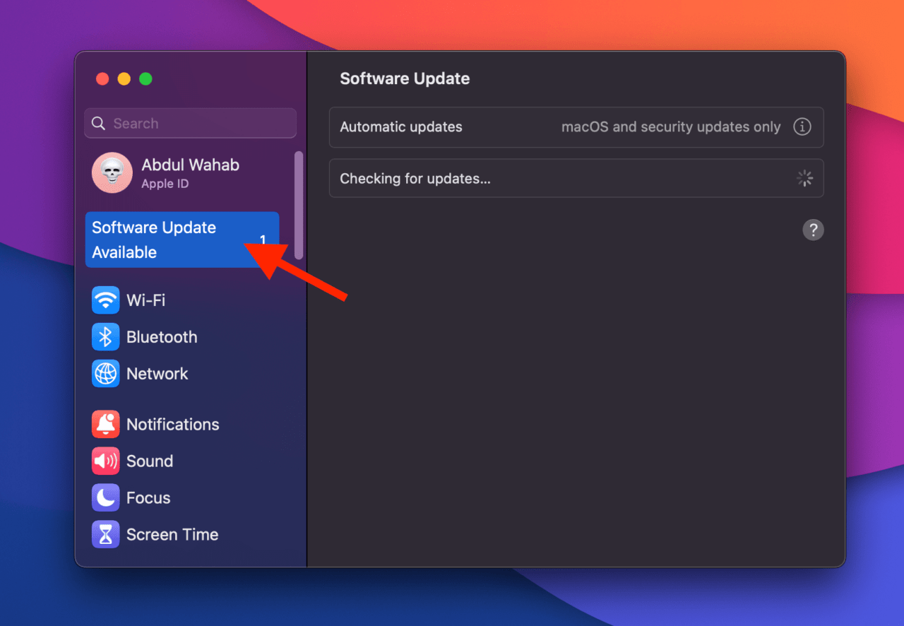 Software Update Mac