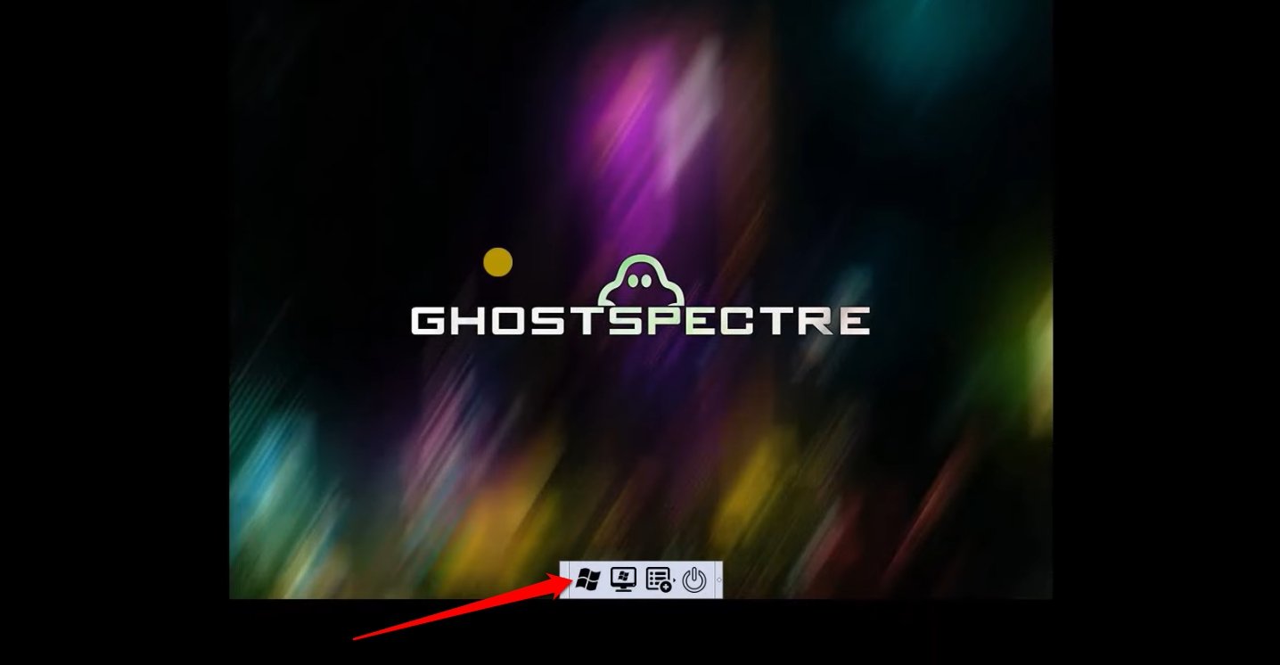 start setting up Ghost Spectre Windows 11 Superlite