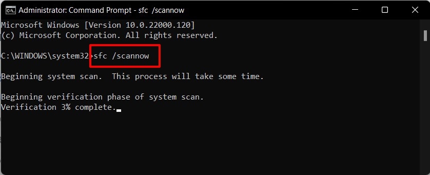 windows registry repair command line