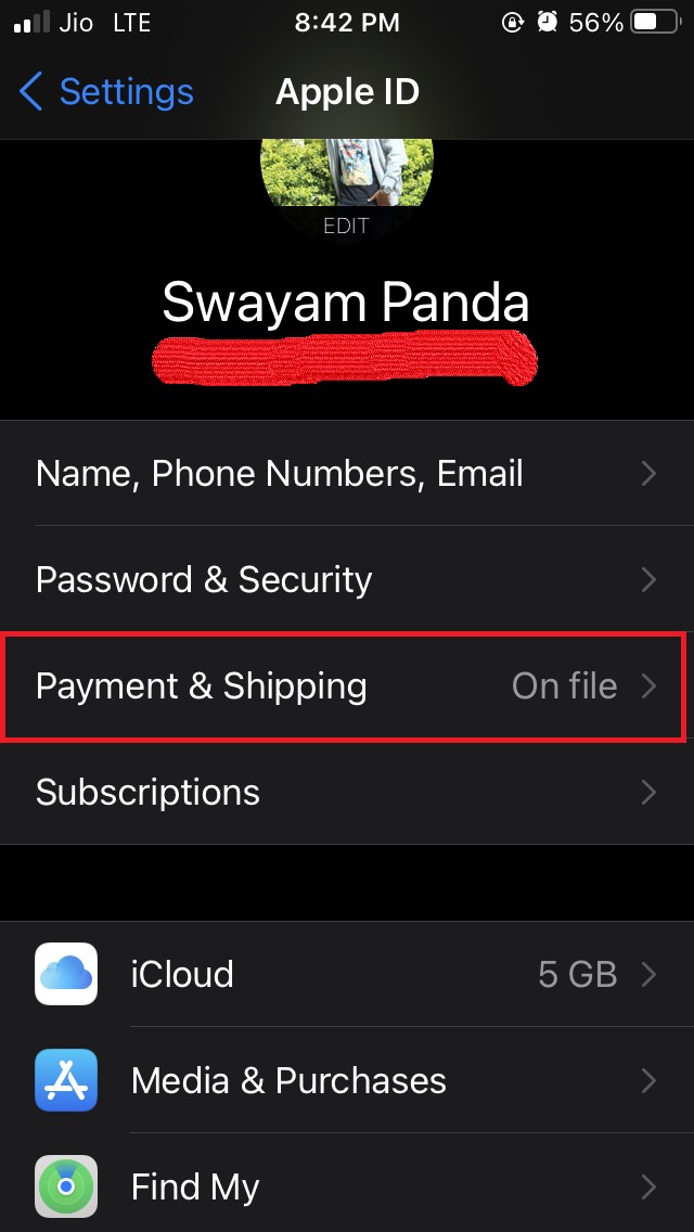 tap-on payment and shipping