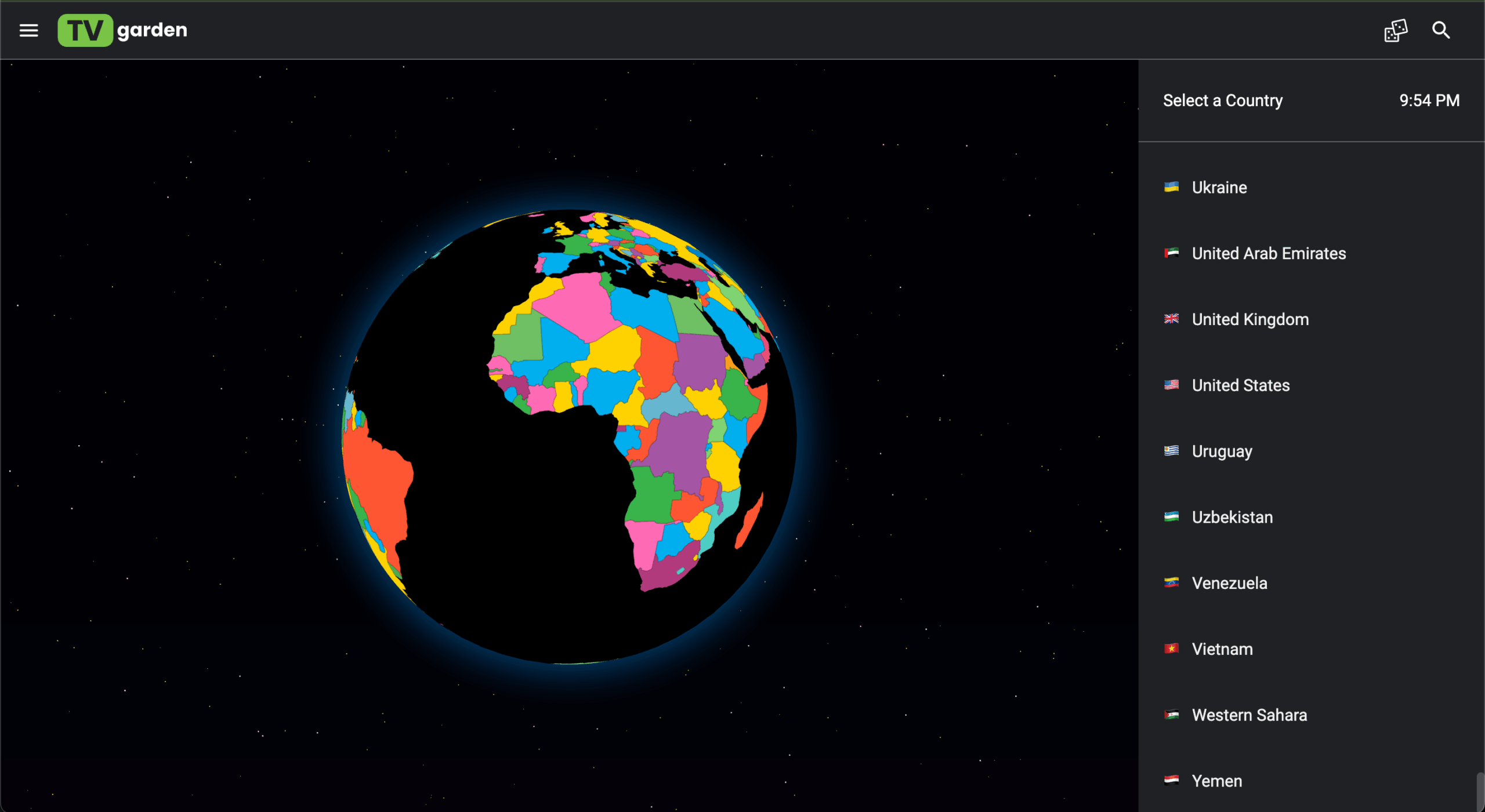 tv.garden globe 
