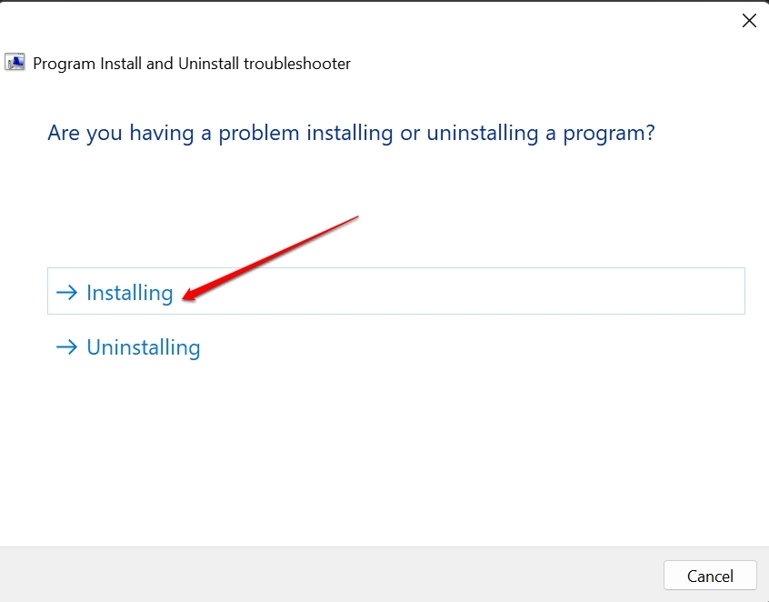 unable to install program on Windows 11 fix