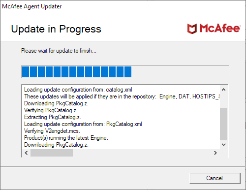 Update McAfee