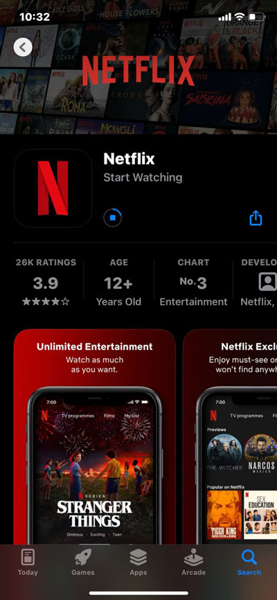 Make Sure You Are Using the Latest Version of Netflix